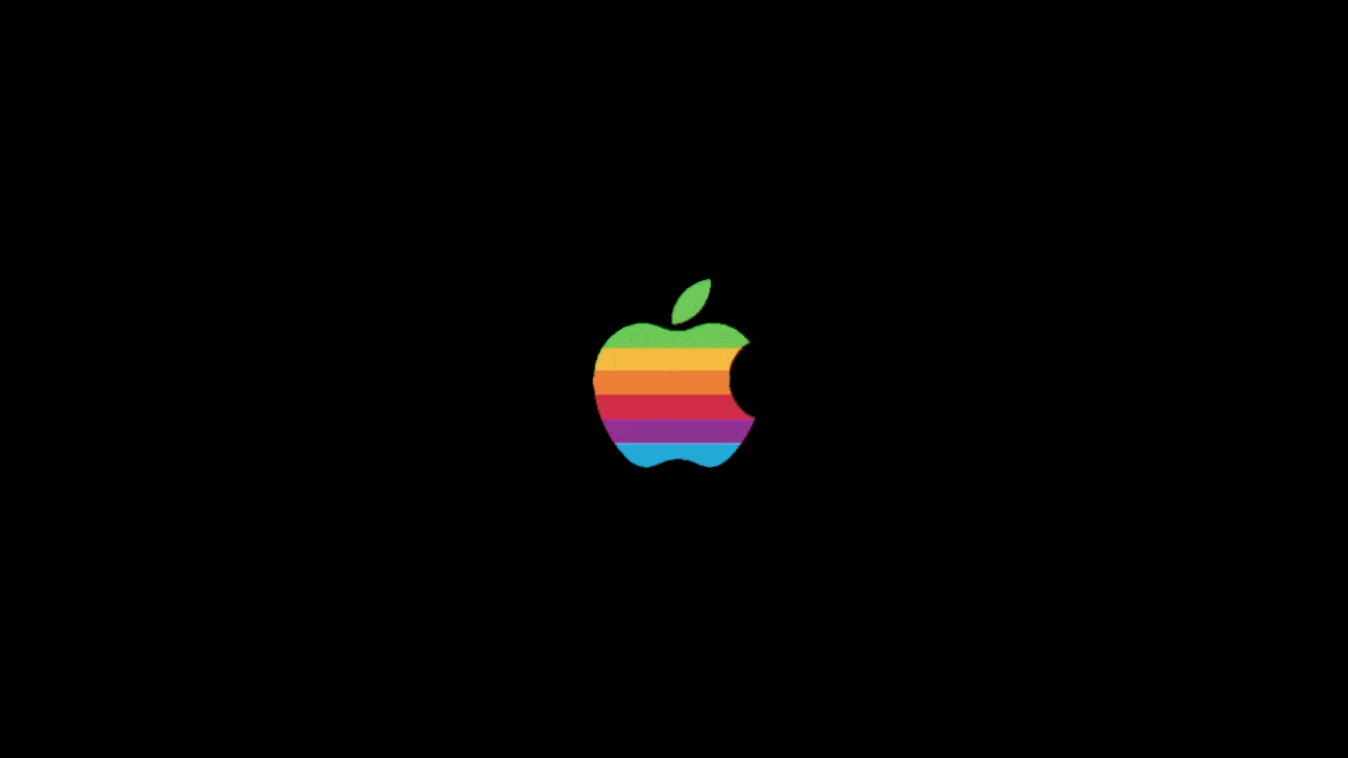 Apple Glitch animation